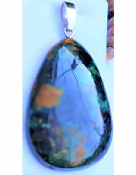 Pendentif Azurite malachite