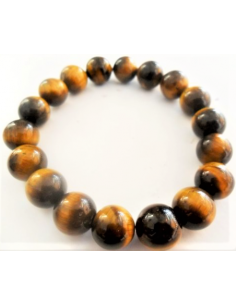 Bracelet en oeil de tigre 8mm