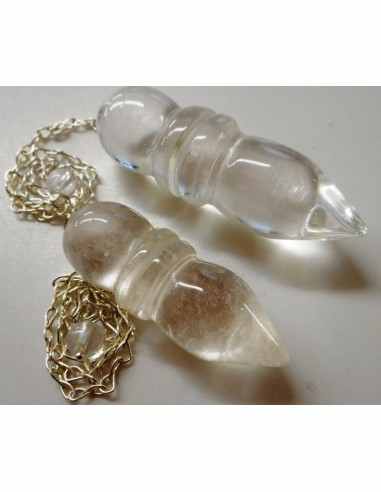 Pendule en pierre quartz