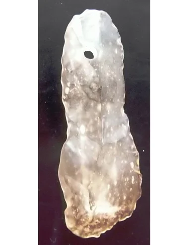 Tectite jaune en pendentif