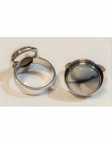 Merlinite ronde bague tailles 55/56/57