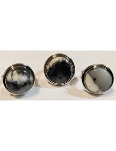 Merlinite bague ronde