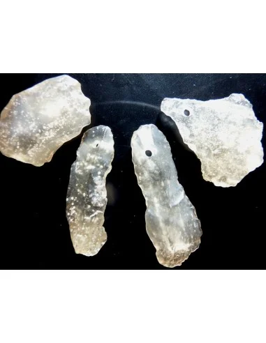 Tectite jaune en pendentif