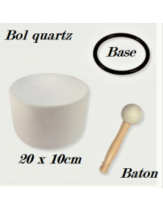 Bol chantant en cristal de roche 2