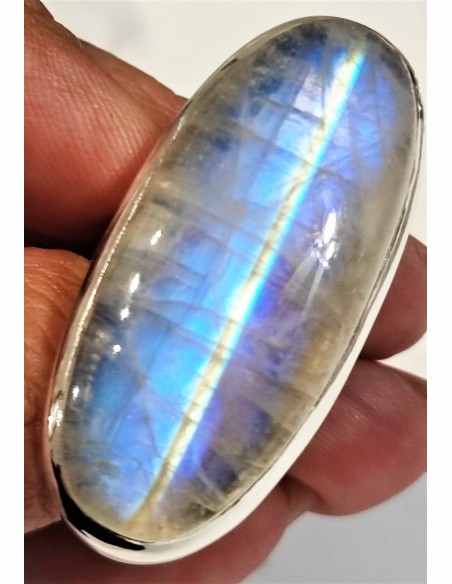 Grande bague en pierre de lune