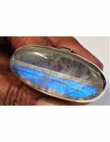 Grande bague en pierre de lune