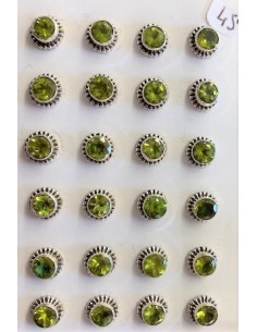 Boucles Péridot argent 2