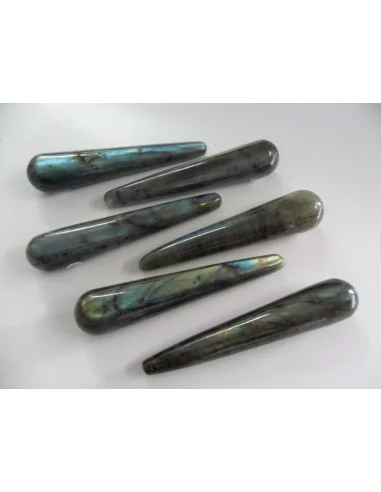Bâtton de massage en labradorite