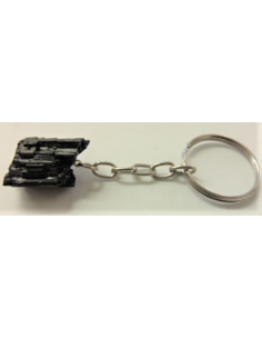 Porte-cles en Tourmaline noire