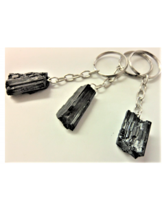Porte-cles en Tourmaline noire 2