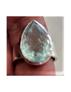 Bague aigue marine gemme 2