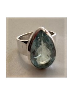 Bague aigue marine gemme