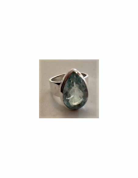 Bague aigue marine gemme