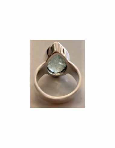 Bague aigue marine gemme