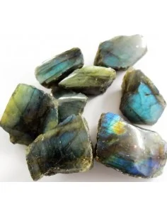 Labradorite brute, moité polis 2