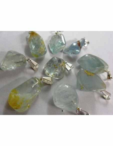 Pendentif en aigue marine