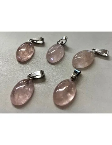 Phenacite rose pendentif