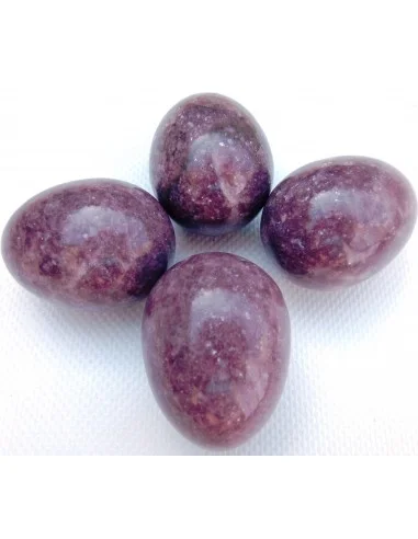 Oeuf en lepidolite