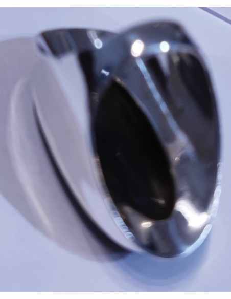 Grande bague en labradorite monte en argent