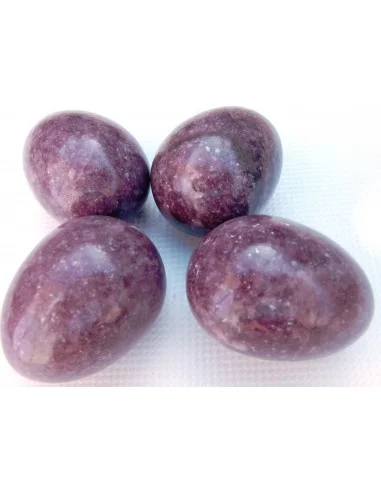 Oeuf en lepidolite