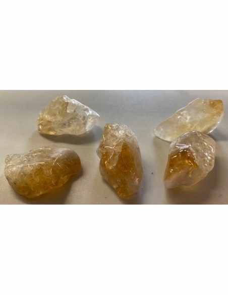 Citrine naturel brut polis