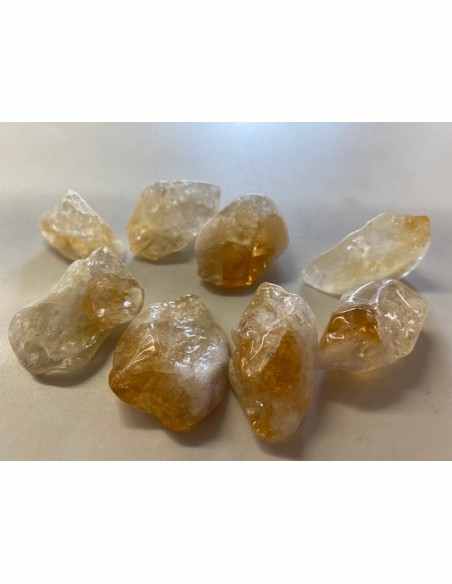 Citrine naturel brut polis