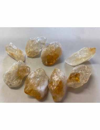 Citrine naturel brut polis