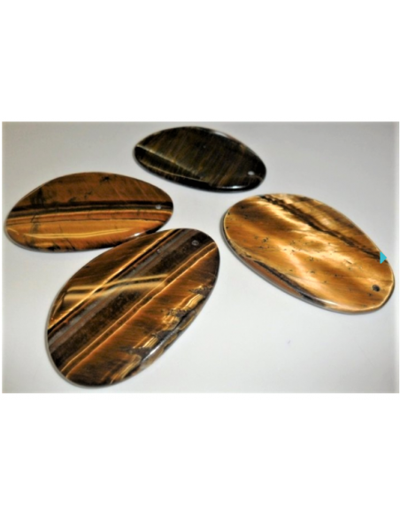 Grand pendentif Oeil de tigre