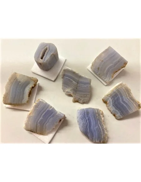 Calcedoine Bleue pierre brute