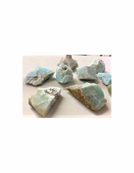 Hémimorphite bleue brute