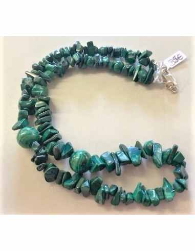 Malachite Collier 10mm et baroque