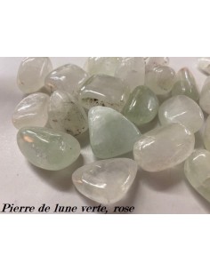 Pierre de lune verte polis
