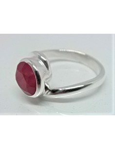 Bague rubis lune pleine argent 2