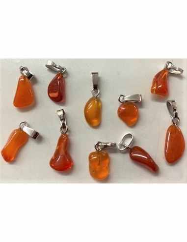 Pendentif Opale de feu rouge