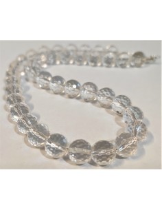 Collier cristal de roche 95mm