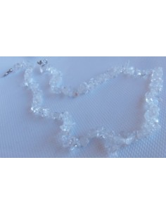 Cristal de roche, Quartz en collier baroque 2