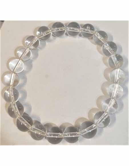 Bracelet cristal de roche 8mm