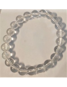 Bracelet cristal de roche 8mm 2