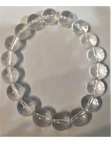 Bracelet cristal de roche 10mm