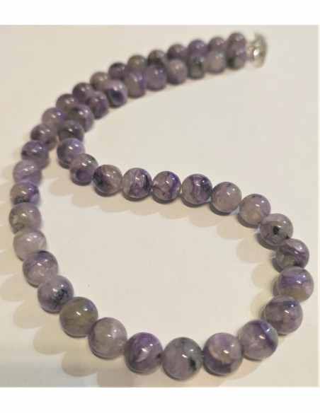 Charoïte collier 8mm