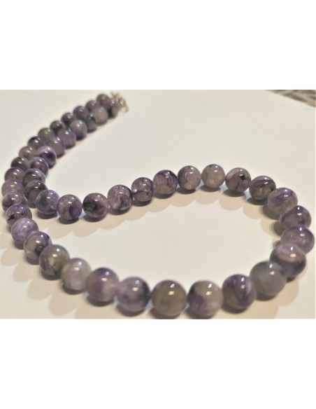 Charoïte collier 8mm