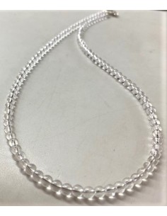 Collier Cristal de roche 4mm