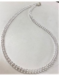 Collier Cristal de roche 4mm 2
