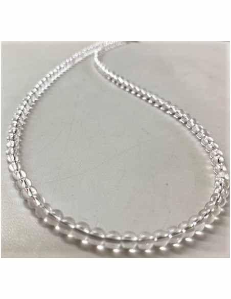 Collier quartz 6mm