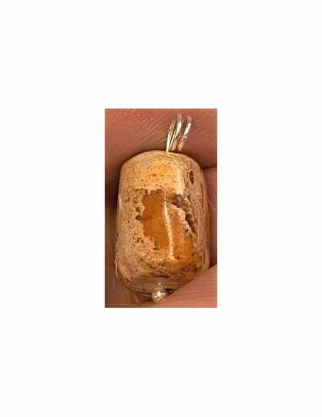 Opale de feu Mexique pendentif