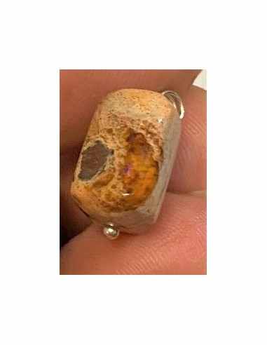 Opale de feu Mexique pendentif