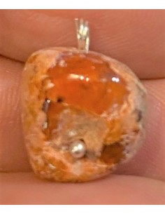 Opale Mexique feu pendentif