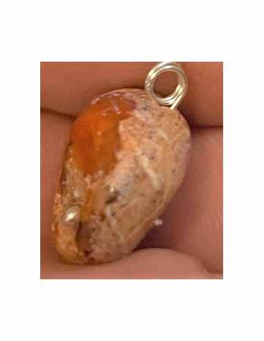 Opale Mexique feu pendentif