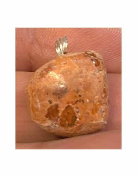 Opale Mexique feu pendentif