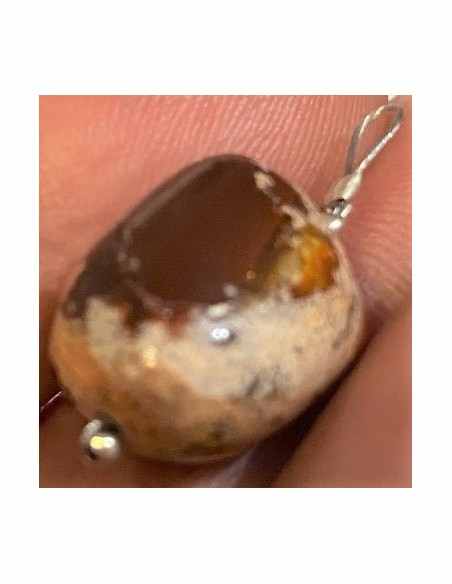 Pendentif Opale de feu gangue